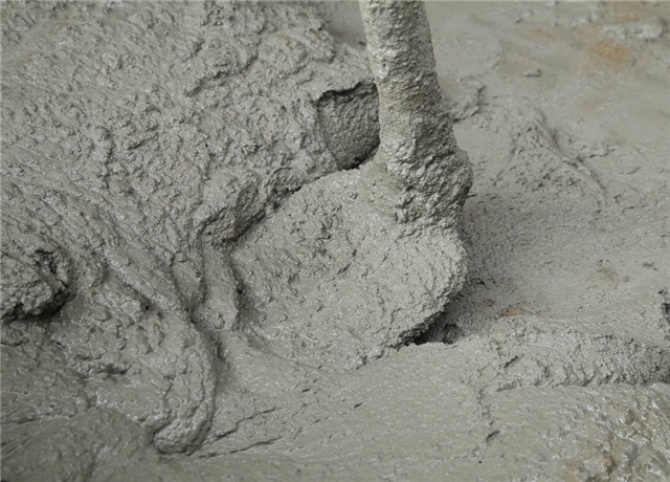 Test method for the mixture ratio of slurry in concrete.